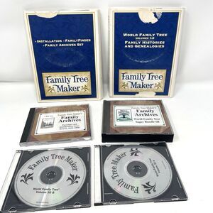 Broderbund Family Tree Maker Genealogy Software Lot of 22 CD ROM Discs Archives